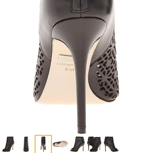 Badgley Mischka July peep toe boots - Picture 3 of 8